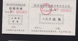 CHINA  CHINE Chenzhou Hunan  423000ADDED CHARGE LABEL (ACL)  0.50 YUAN - Otros & Sin Clasificación