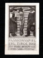 VV-062 1912 Passionsspiel Erl. TIROL Vignette MNH **  - Autres & Non Classés