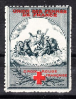 VV-071 Union Des Femmes De France Croix Rouge Vignette MH* - Autres & Non Classés