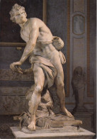 CARTOLINA  ROMA,LAZIO-GALLERIA BORGHESE-GIAN LORENZO BERNINI (1598-1680) DAVID,MARMO Cm.170-BELLA ITALIA,NON VIAGGIATA - Mostre, Esposizioni
