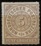 Northern Germany Confederation - NDP 1868 - 5 Kr. Mi Nr. 6 - KW 150 Eur  MNH** - Nuovi