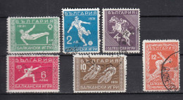 Bulgaria 1933 - Balkan Games In Athenes, Mi-Nr. 252/57, Used - Gebraucht