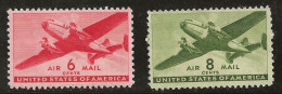 Etats-Unis 1941-1944 N° Y&T :  Av 26 Et 27 * - 1b. 1918-1940 Neufs