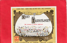 VIN DU TURSAN .  CAVE COOPERATIVE DU TURSAN . GEAUNE .  LANDES - Sonstige & Ohne Zuordnung