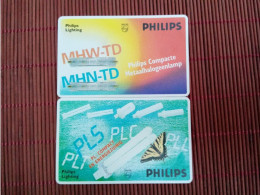 2 Phonecard Private Philips  (Mint,Neuve) Rare - Private