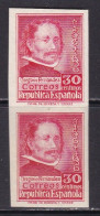 1937 - España - Edifil 726s - Gregorio Fernandez -  Bloque 2 Sin Dentar - MNH - Valor 88 € - Abarten & Kuriositäten