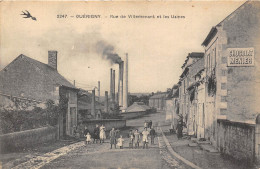 58-GUERIGNY- RUE DE VILLEMENANT ET LES USINES - Guerigny