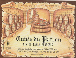 CUVEE DU PATRON  + TONNEAUX - Andere & Zonder Classificatie