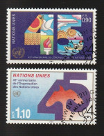 WW14005- NAÇÕES UNIDAS (GENEBRA) 1990- CTO (ONU 45º ANIVERSÁRIO - TRANSPORTES) - Used Stamps