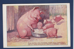 CPA Cochon Pig Publicité Publicitaire Potasse D'Alsace Non Circulé - Schweine