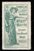 VV-144 1914 Brussel Tentoonstelling Musique Vignette MNH** - Altri & Non Classificati