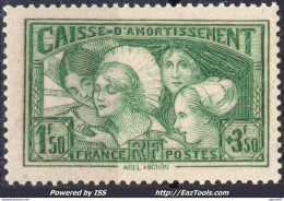FRANCE AU PROFIT DE LA CAISSE D'AMORTISSEMENT N° 269 NEUF ** SANS CHARNIERE - Unused Stamps