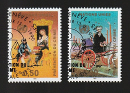 WW14008- NAÇÕES UNIDAS (GENEBRA) 1990- CTO (PREVENÇÃO DO CRIME) - Used Stamps