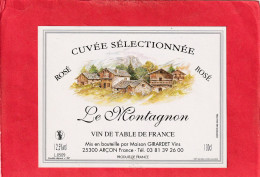 LE MONTAGNON ROSE  .  CUVEE SELECTIONNEE - Otros & Sin Clasificación