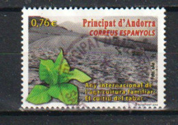 2014. Cultura Del Tabaco En Andorra , Un Sello Cancelado, 1ª Calidad - Used Stamps