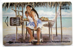 Vendeuse De Mangues  Télécarte Polynésie Française PF 26 Phonecard (B 754)) - Frans-Polynesië