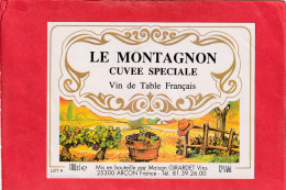 LE MONTAGNON CUVEE SPECIALE + BAQUET - Autres & Non Classés