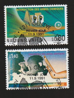 WW14016- NAÇÕES UNIDAS (GENEBRA) 1991- CTO (PROIBIÇÃO DAS ARMAS QUÍMICAS) - Gebraucht