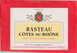 RASTEAU COTES-DU-RHONE . CAVE DES VIGNERONS DE RASTEAU - Côtes Du Rhône