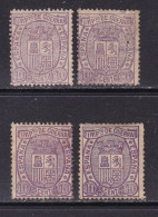 1875 - España - Edifil 155 - Escudo De España - 4 Sellos - MNH - Valor 84 € - Unused Stamps