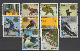 Olympische Spelen  1980 , Paraguay  - Zegels  Postfris - Winter 1980: Lake Placid