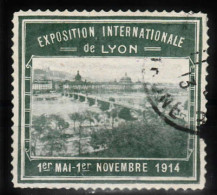 VV-193 1914 Lyon Exposition Internationale Vignette No Gum - Otros & Sin Clasificación