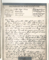 ESTADOS UNIDOS USA V-MAIL AIRGRAPH 1945 A JAMESTOWN WW2 CON CENSURA - Fotografía