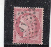 France - Année 1871/75 - N°YT 57 - Type Cérès - Oblitération Ambulant - 80c Rose - 1871-1875 Cérès