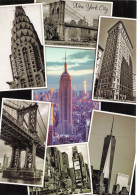 CPSM New York City-Beau Timbre      L2399 - Multi-vues, Vues Panoramiques