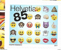 2017 Schweiz Mi. 2503-4 **MNH  Emojis. Booklet Set - Ungebraucht