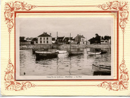 SAINT PIERRE DE QUIBERON ** PORTIVY  ** LE PORT ** CANOTS ** BARQUES DE PECHE  ** - Andere & Zonder Classificatie