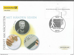 2006 Germany Deutschland  Mi. 2525 FDC Mit Händen Sehen; 200 Jahre Blindenschule Berlin, 150 Jahre Stiftung Nikolauspfle - 2001-2010