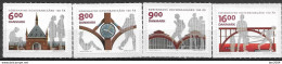 2011 Dänemark Mi.1669-72**MNH   100 Jahre Hauptbahnhof Kopenhagen. - Nuevos