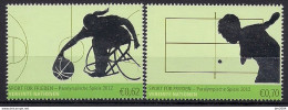2012  UNO Wien Mi.  754-5**MNH  . Paralympische Sommerspiele, London. - Unused Stamps