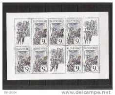 1997 Slowakei  Sheet Yv.  237 Mi. 278 **MNH Europa - Blocks & Sheetlets