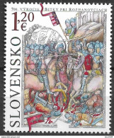 2012 Slowakei Mi. 685  **MNH    700. Jahrestag Der Schlacht Von Rozhanovce - Neufs