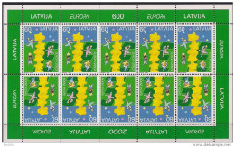 2000 Lettland  Latvija  Lettonie   Mi.517 **MNH  EUROPA Kind Mit Stern - 2000