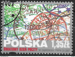 2007 Polen Mi. 4333 Used   Weltposttag. - Used Stamps