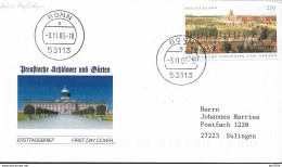 2005  Allem. Fed. Deutschland Germany Mi. 2499 FDC  Bonn Booklet Stamp Preußische Schlösser Und Gärten. - 2001-2010