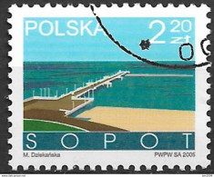 2005  Polen Mi  4190 Used  Mole In Sopot - Used Stamps