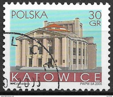 2005  Polen Mi  4212 Used  Wyspiański-Theater, Katowice (Kattowitz) - Gebraucht