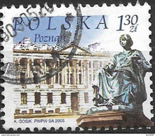 2005  Polen Mi  4166 Used Poznań (Posen); Raczyński-Bibliothek, Hygea-Skulptur - Used Stamps