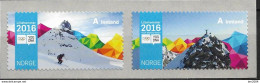 2016 Norwegen Mi. 1901-2 **MNH  Olympische Jugend-Winterspiele, Lillehammer. - Unused Stamps