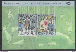 2006 Schweden   Mi. Bl. 21**MNH   Norden  Nordische Mythen - Blocks & Kleinbögen