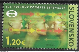 2016 Slowakei Mi. 796**MNH  101. Esperanto-Kongress, Nitra. - Neufs