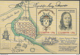 2022 Luxemburg Mi. Bl. 48 **MNH   400th. Girthday Of Jean Gaspard De Cicignon - Ongebruikt