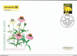 2006 Germany Deutschland  Mi. 2524 FDC  Blumen : Sonnenhut (Rudbeckia Fulgida) - 2001-2010