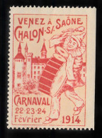 VV-217 1914 Venez Chalon Carnaval Music Vignette MNH** - Otros & Sin Clasificación