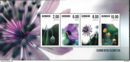 2011 Dänemark Mi. Bl. 43**MNH   Sommerblumen - Ungebraucht