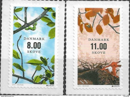 2011 Dänemark Mi. 1642-3 A**MNH    Europa: Der Wald. - Ongebruikt